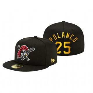 Pirates Gregory Polanco Black 2021 Clubhouse Hat