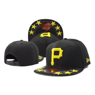 Male Pittsburgh Pirates New Era Black Adjustable Performance Hat