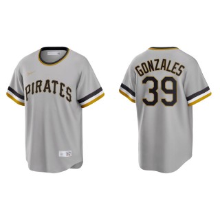 Nick Gonzales Pirates Gray Cooperstown Collection Road Jersey