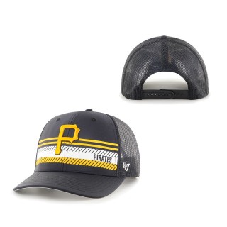 Pittsburgh Pirates Cumberland Trucker Snapback Hat Black