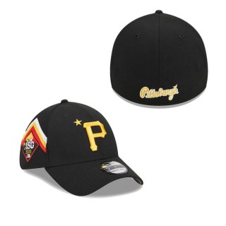 Pittsburgh Pirates Black MLB All-Star Game Workout 39THIRTY Flex Fit Hat