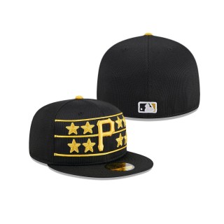 Pittsburgh Pirates Black 2024 Batting Practice 59FIFTY Fitted Hat
