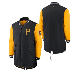 Pittsburgh Pirates Black Dugout Performance Full-Zip Jacket