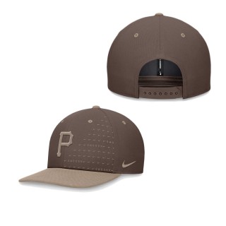 Pittsburgh Pirates Brown Statement Ironstone Pro Performance Snapback Hat