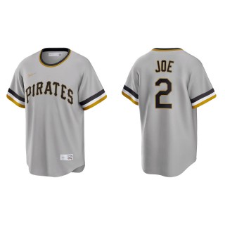 Pittsburgh Pirates Connor Joe Gray Cooperstown Collection Road Jersey