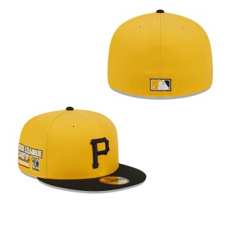 Pittsburgh Pirates Gold Big League Chew Team 59FIFTY Fitted Hat