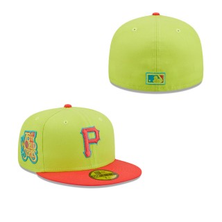 Men's Pittsburgh Pirates Green Red 1979 World Series Cyber Highlighter 59FIFTY Fitted Hat