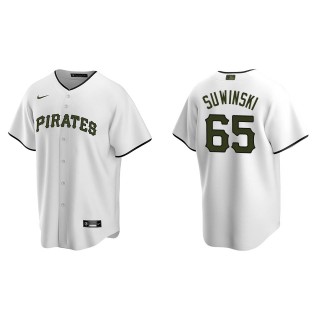 Pittsburgh Pirates Jack Suwinski White Replica Alternate Jersey