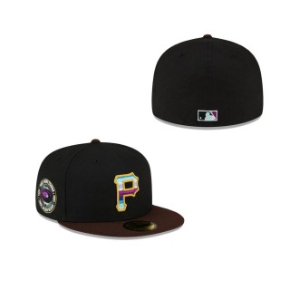 Pittsburgh Pirates Just Caps Black Crown 59FIFTY Fitted Cap