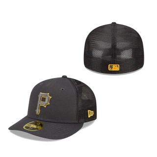 Pittsburgh Pirates 2022 Batting Practice Low Profile 59FIFTY Fitted Hat Graphite
