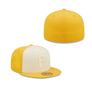 Pittsburgh Pirates Yellow Tonal Two Tone 59FIFTY Fitted Hat