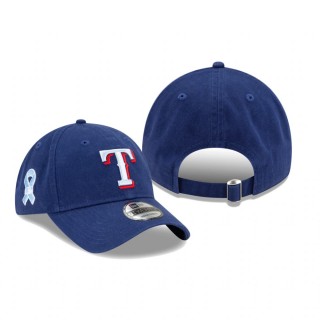 Texas Rangers Royal 2021 Father's Day 9TWENTY Hat