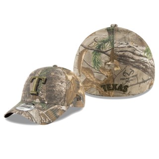 Texas Rangers Camo Realtree 49FORTY Fitted Hat