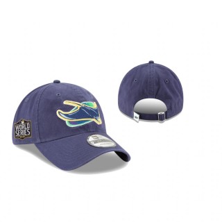 Tampa Bay Rays Navy 2020 World Series 9TWENTY Adjustable Hat