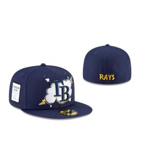 Rays Cloud Navy 59Fifty Fitted Cap