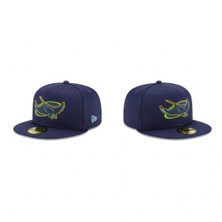 Rays Clubhouse Navy 59FIFTY Fitted Hat