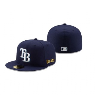 Rays New Era 100th Anniversary Blue Hat