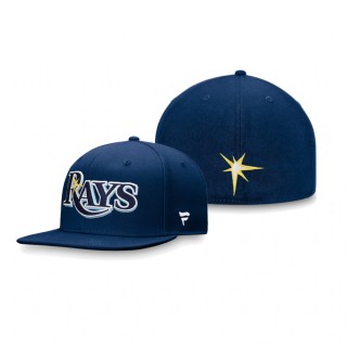 Tampa Bay Rays Navy Team Core Fitted Hat