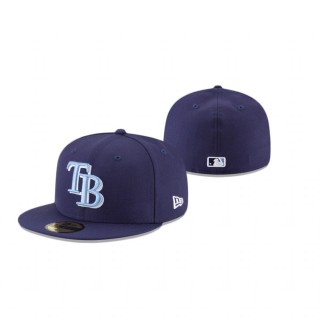 Rays Blue Wool Standard 59Fifty Fitted Hat