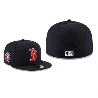 Red Sox Navy 9/11 Remembrance Sidepatch 59FIFTY Fitted Hat