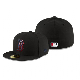 Red Sox Black Color Dupe 59FIFTY Hat