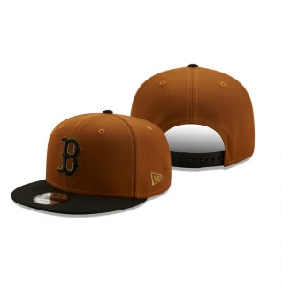 Boston Red Sox Brown Black Color Pack 2-Tone 9FIFTY Snapback Hat