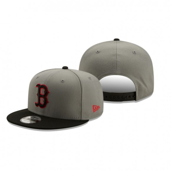 Boston Red Sox Gray Black Color Pack 2-Tone 9FIFTY Snapback Hat