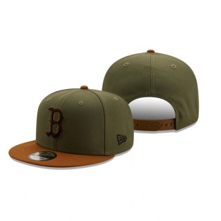 Boston Red Sox Olive Brown Color Pack 2-Tone 9FIFTY Hat