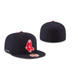 Red Sox Established Wool Classic Navy 59Fifty Fitted Cap