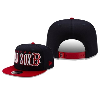 Boston Red Sox Navy Jumbo 9FIFTY Snapback Hat