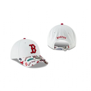 Boston Red Sox White Loudmouth 9TWENTY Adjustable Hat