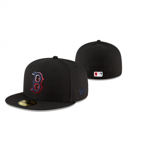 Red Sox Black Ombre 59FIFTY Fitted Hat