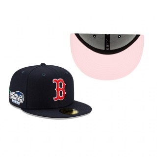 Red Sox Navy State Flower 59FIFTY Fitted Hat
