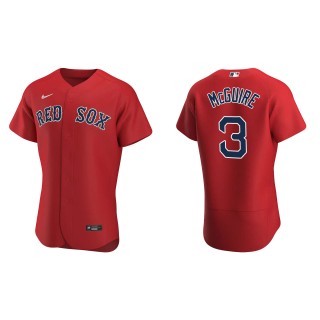 Men's Boston Red Sox Reese McGuire Red Authentic Alternate Jersey