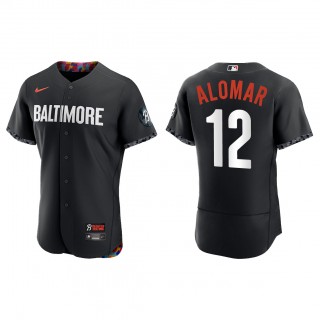 Roberto Alomar Baltimore Orioles Black 2023 City Connect Authentic Jersey