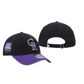 Colorado Rockies Black Purple 2021 MLB All-Star Game Replica Core Classic 9TWENTY Hat