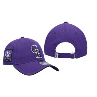 Colorado Rockies Purple 2021 MLB All-Star Game Replica Core Classic 9TWENTY Hat