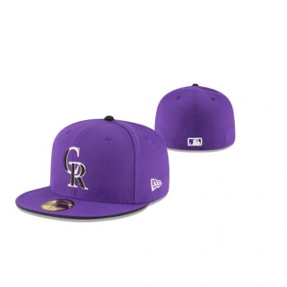 Rockies Purple Authentic Collection Hat