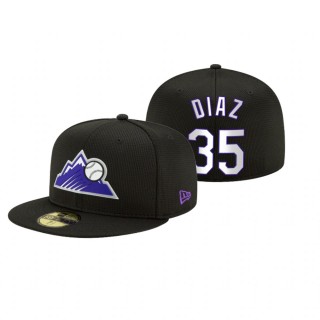 Rockies Elias Diaz Black 2021 Clubhouse Hat