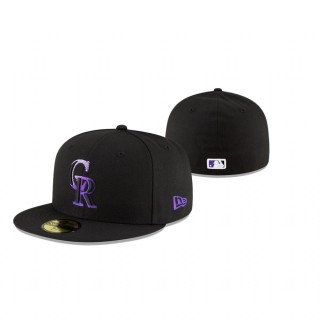Rockies Black Ombre 59FIFTY Fitted Hat