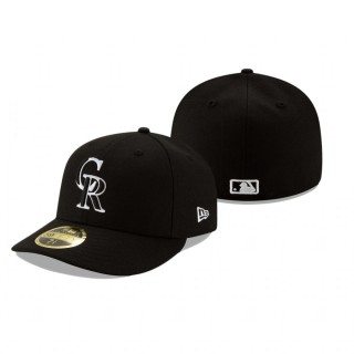 Rockies Black Team Low Profile 59FIFTY Fitted Hat