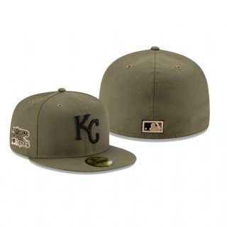 Royals Green 1985 World Series Camo Undervisor 59FIFTY Hat