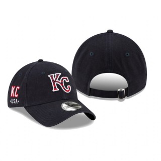 Kansas City Royals Navy 4th of July 9TWENTY Adjustable Hat