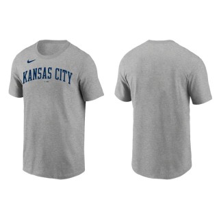Kansas City Royals Gray Team Wordmark T-Shirt