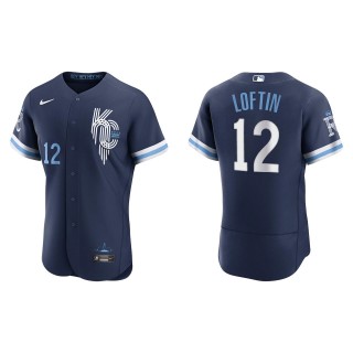 Royals Nick Loftin Navy City Connect Authentic Jersey