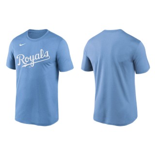 Kansas City Royals Powder Blue Wordmark Legend T-Shirt