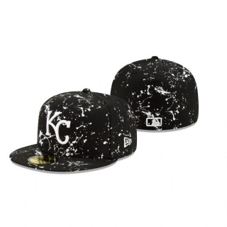 Royals Black Splatter Hat