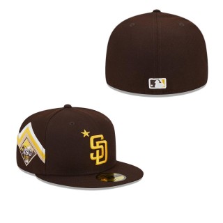 San Diego Padres Brown MLB All-Star Game Workout Fitted Hat