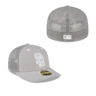 San Diego Padres Gray 2023 On-Field Batting Practice Low Profile 59FIFTY Fitted Hat
