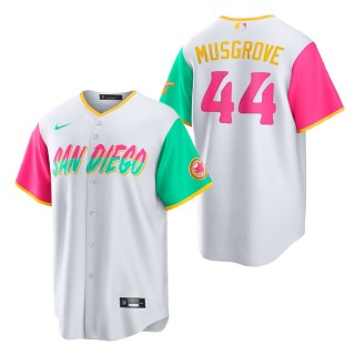 Men's San Diego Padres Joe Musgrove White 2022 City Connect Replica Player Jersey